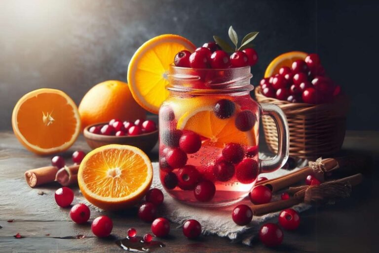 Cranberry Orange Infused Water – Simple, Refreshing, and Nutritious
