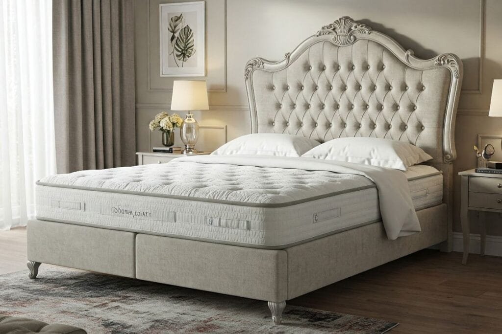 A Queen Size bed from Burrow's.