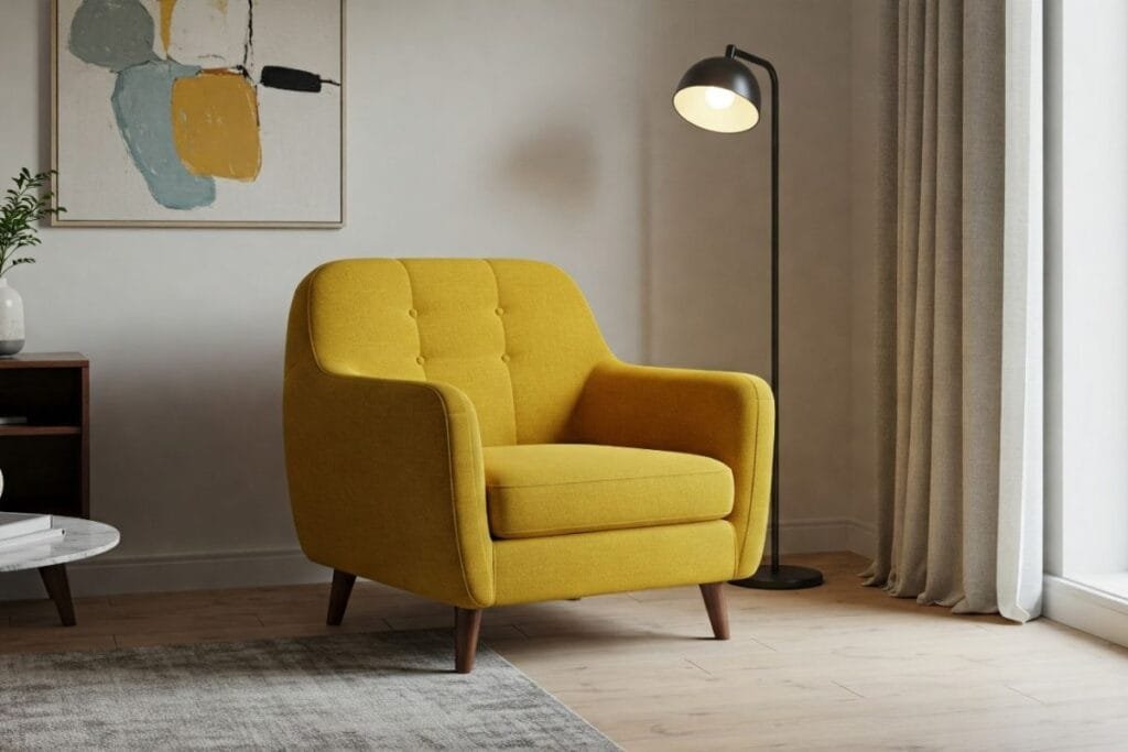Accent chair from lumens