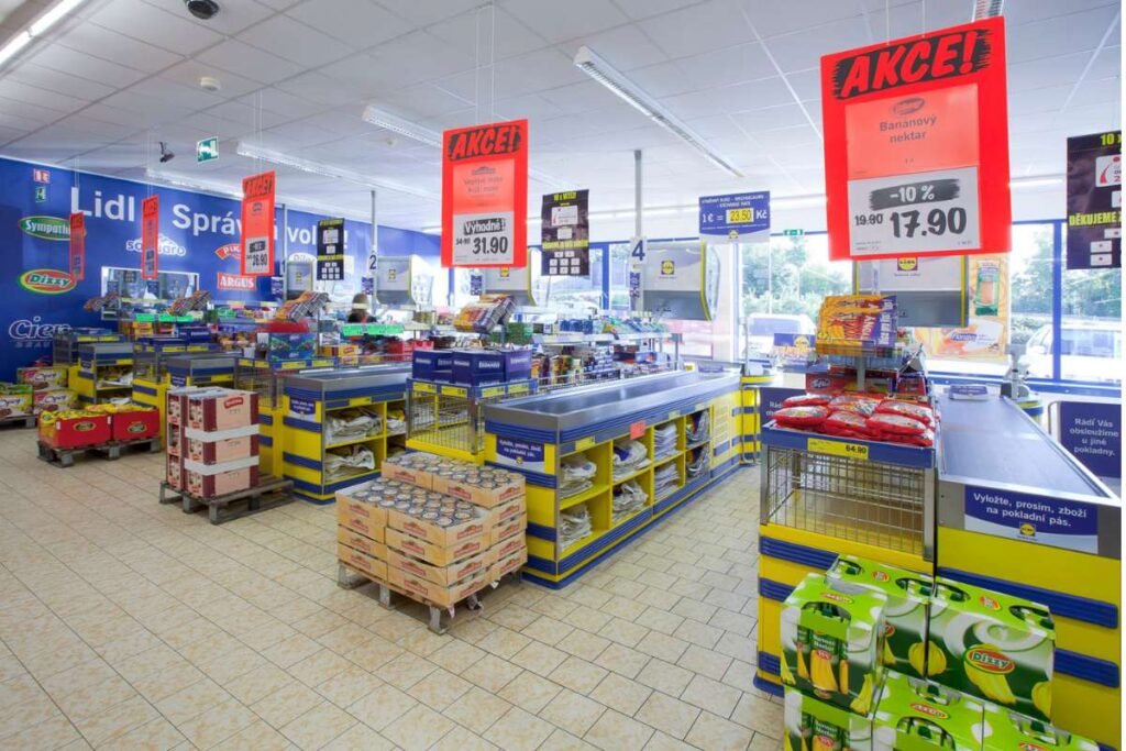 Inside Picture of Lidl store