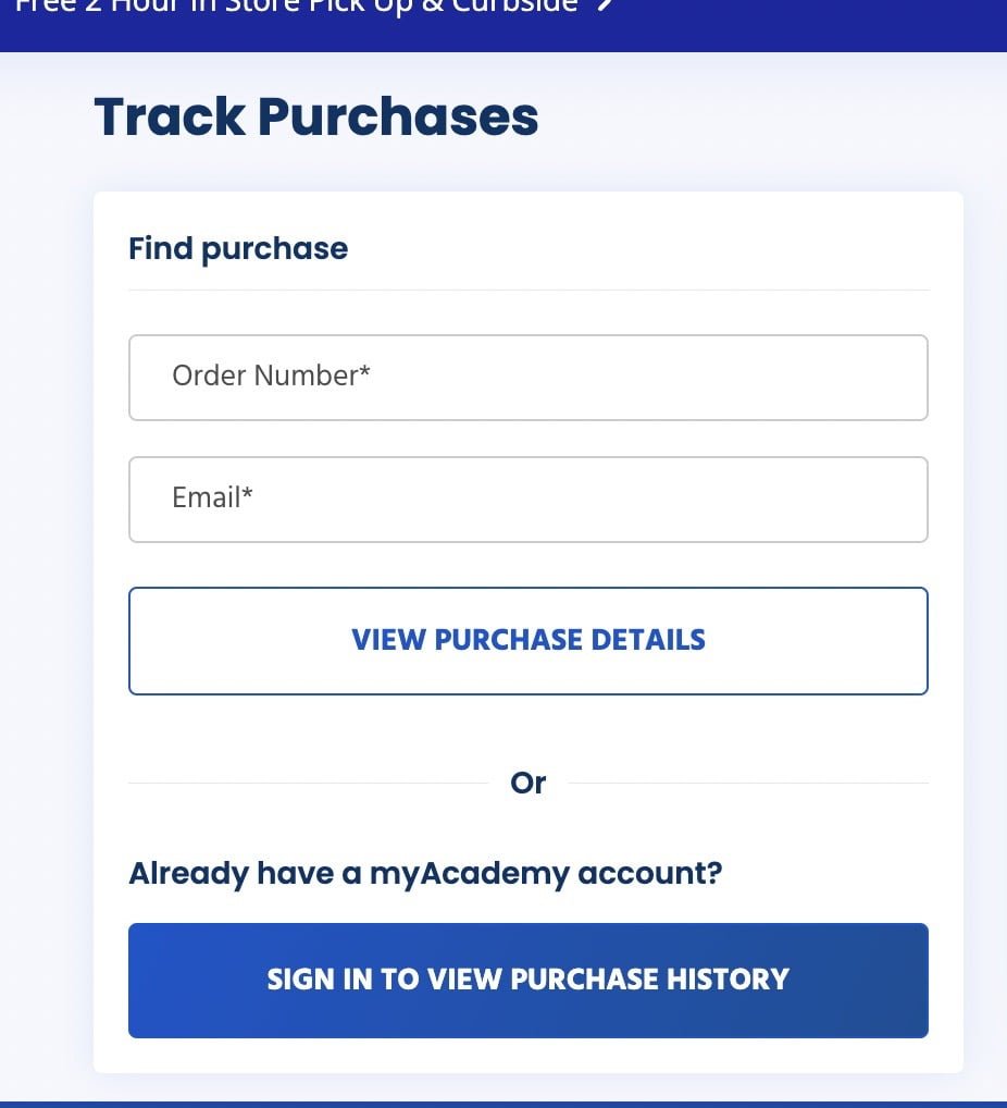 screenshot of the page to generate the packing slip