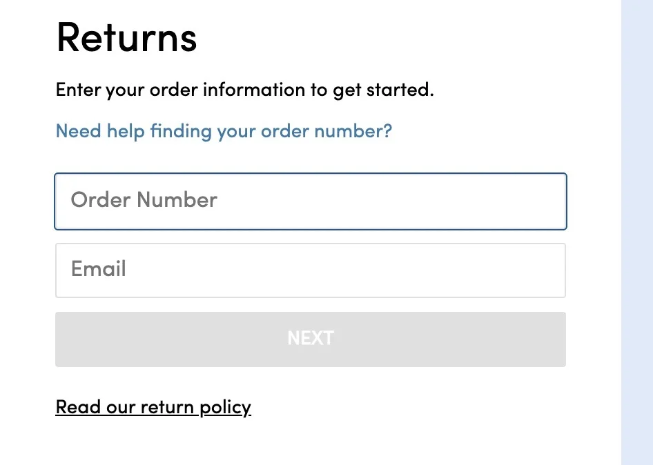 Petco self returns portal