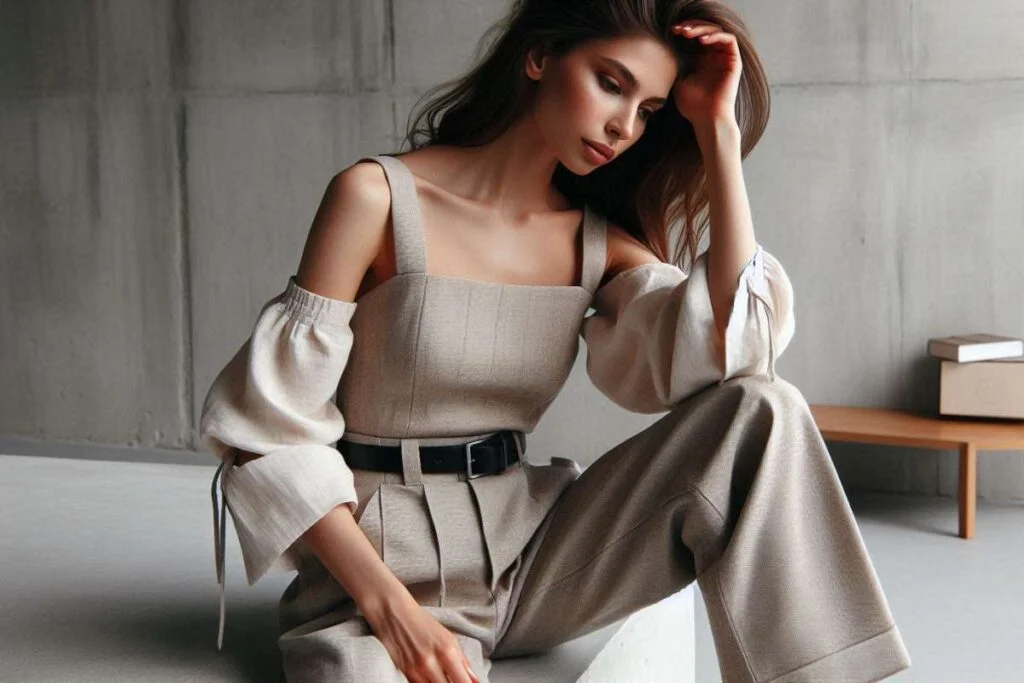woman in a smart classy outfit