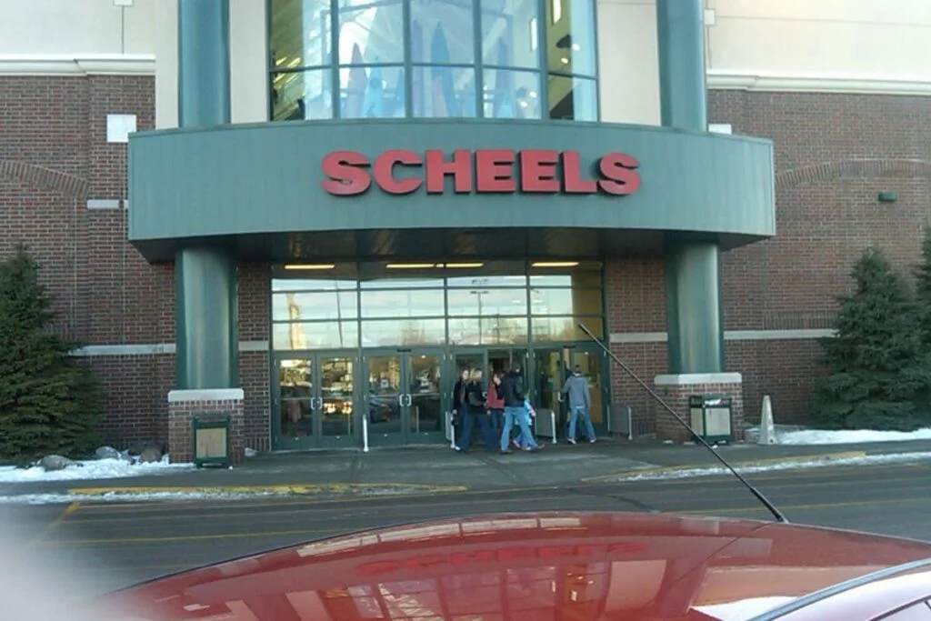 scheels store - products can be returned to store also