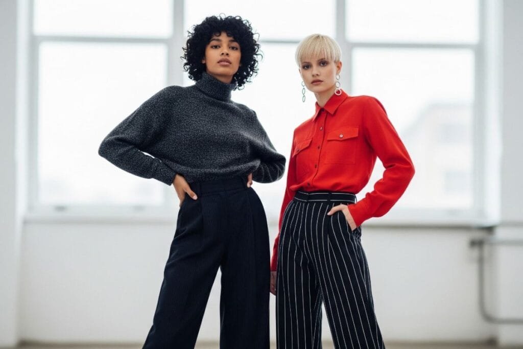 Two women dressed in clothes from PAcsun