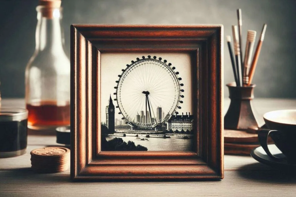 A Beautiful frame of the London Eye.
