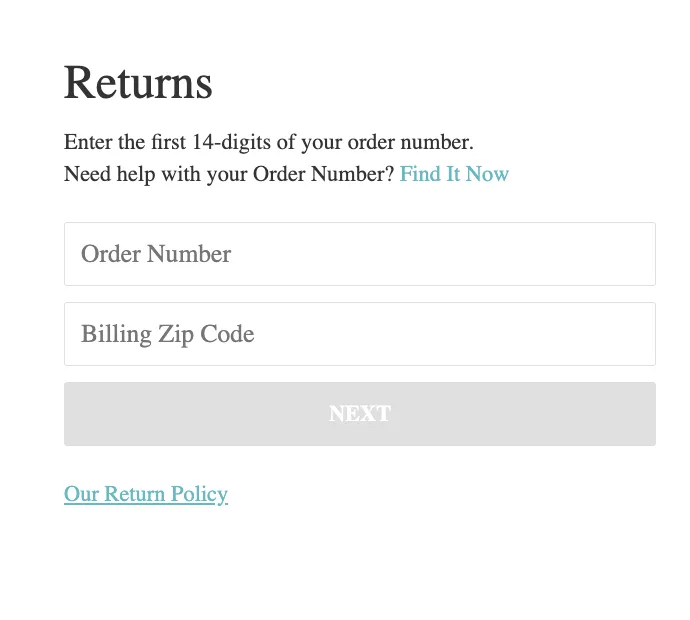 Banters's return portal