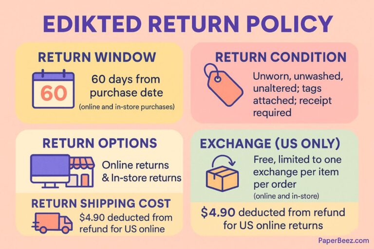 edikted return policy