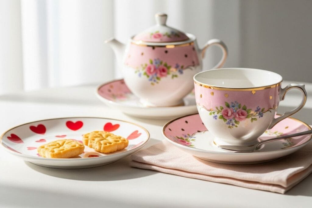 An elegant tea set from Anthropologie