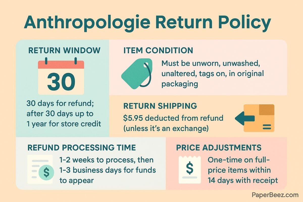 anthropologie return policy