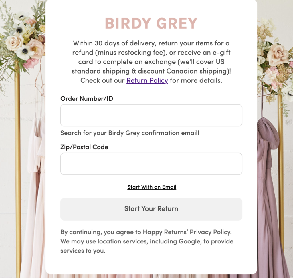 Birdy Grey retrurn portal