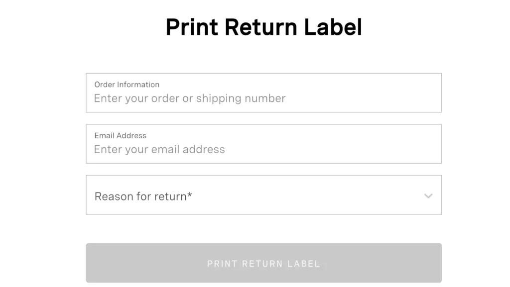 bonobos return label portal