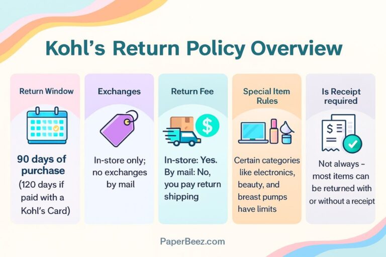 kohls return policy