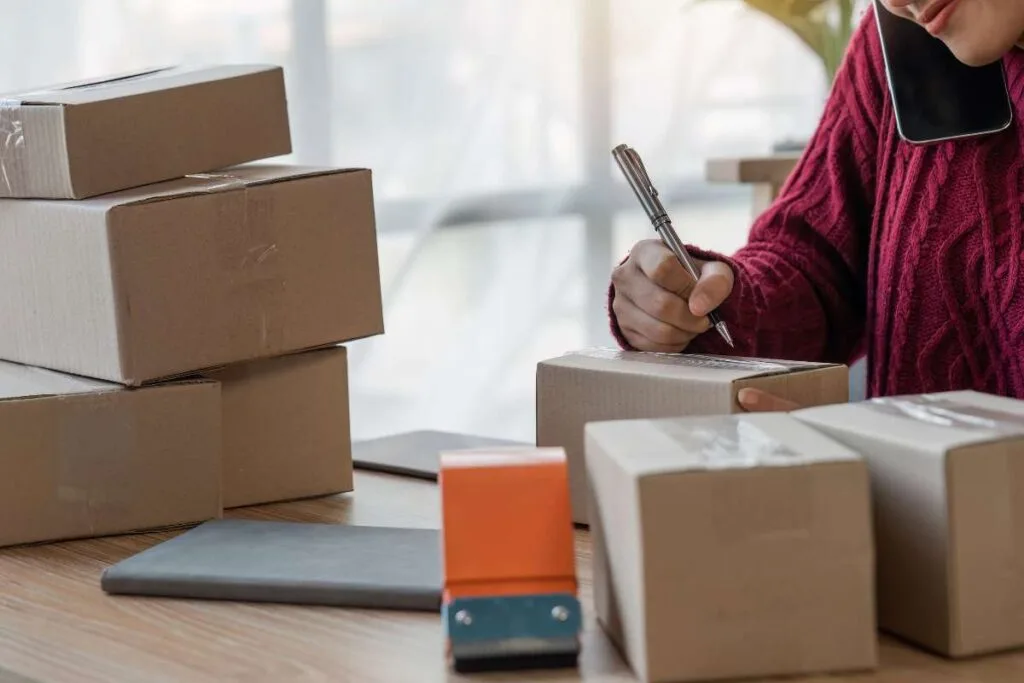 Items in process of delivery