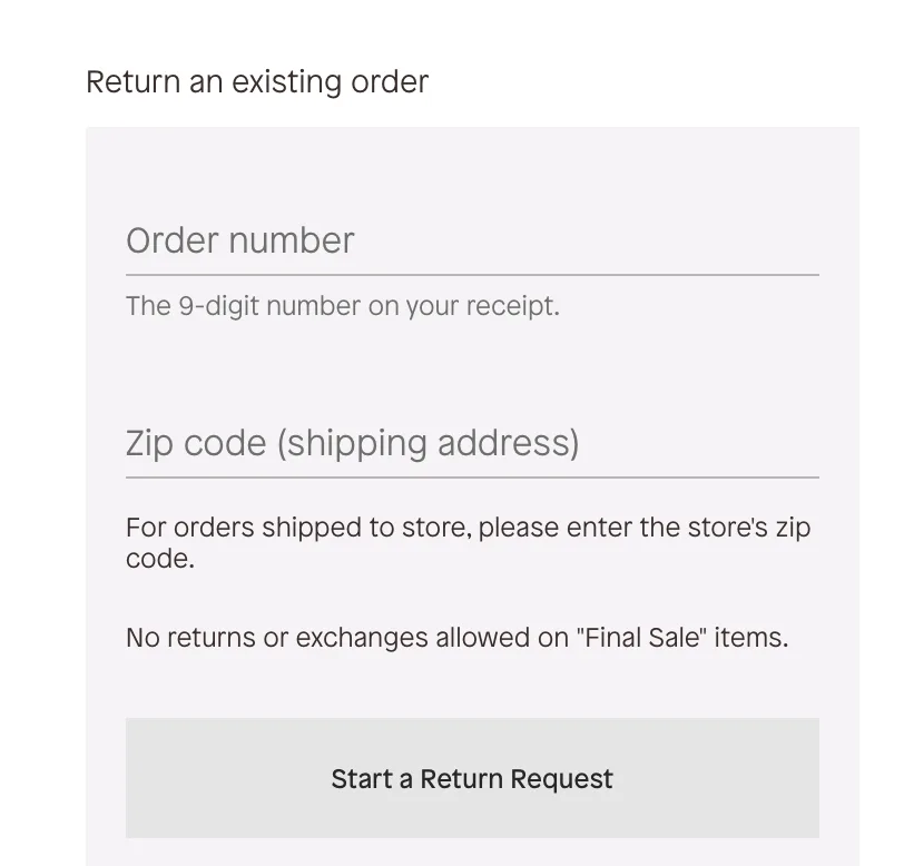 Aldo return portal