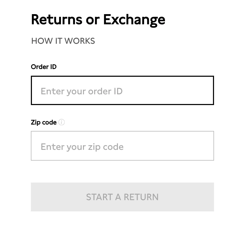 Banana Republic Factory Return Portal
