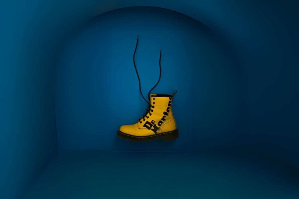 Yellow Dr. Martens Boots